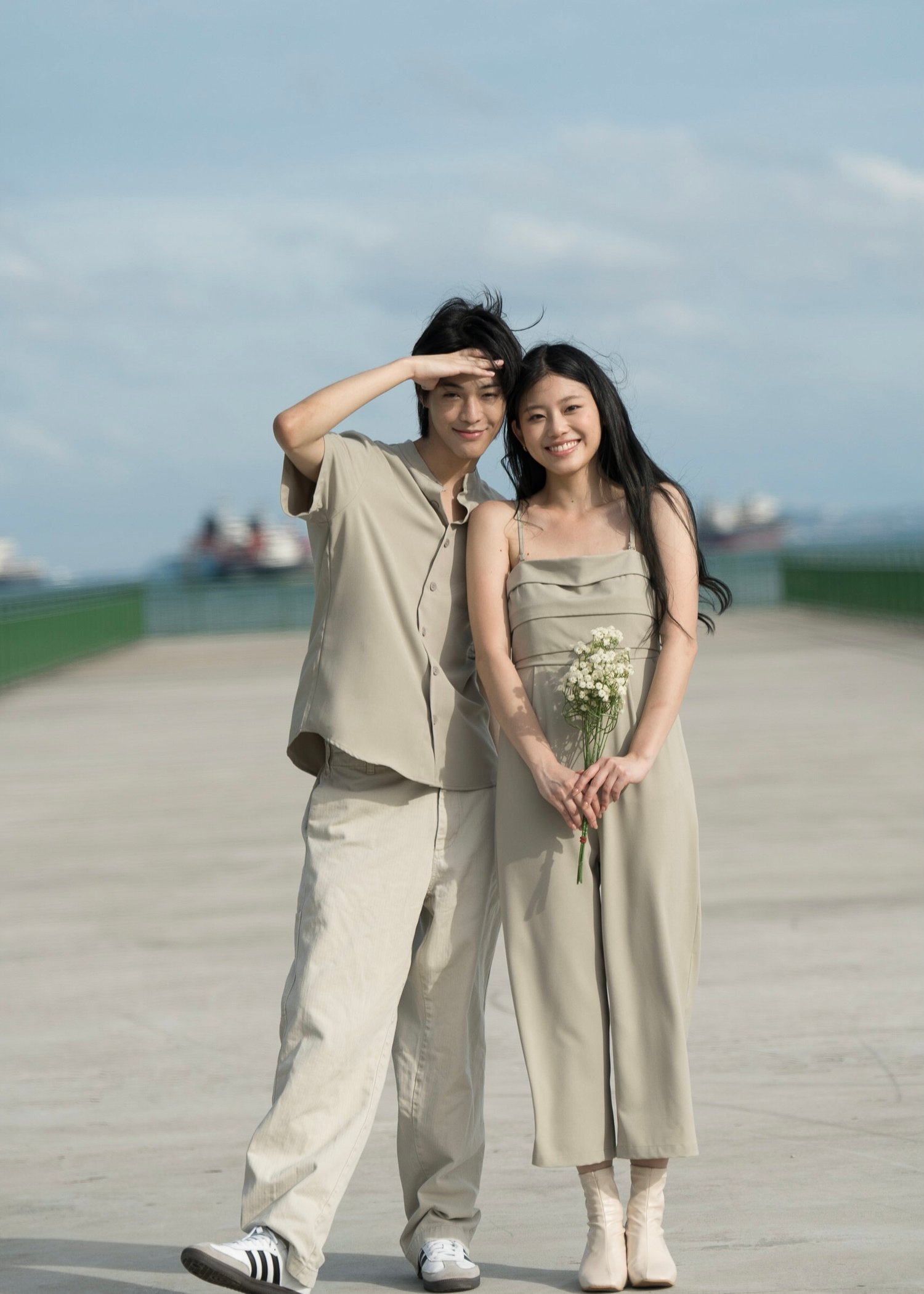Fay 3-Way Pleated Jumpsuit (Dust Sage)