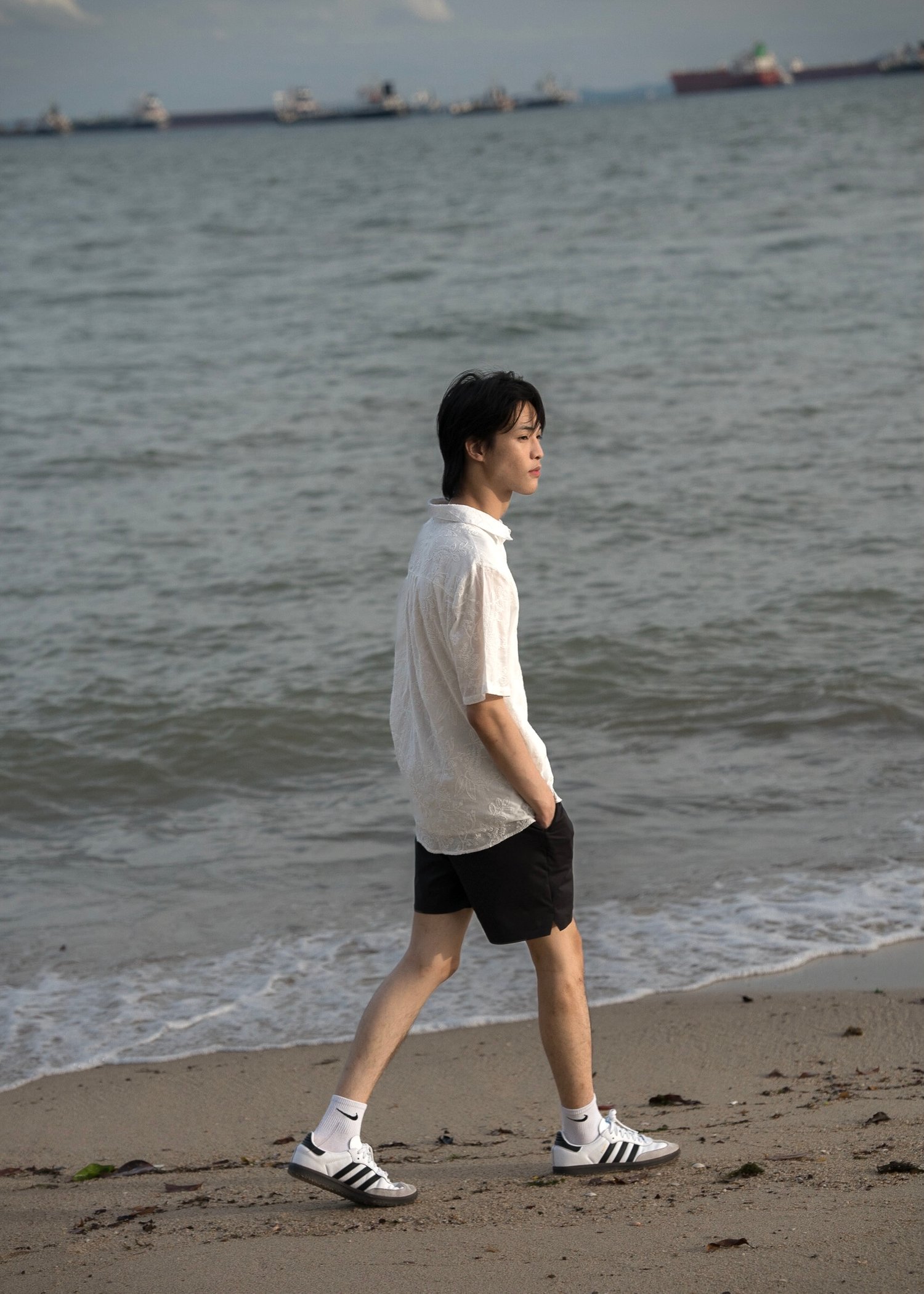 Edison Short Sleeved Shirt (Cotton White)