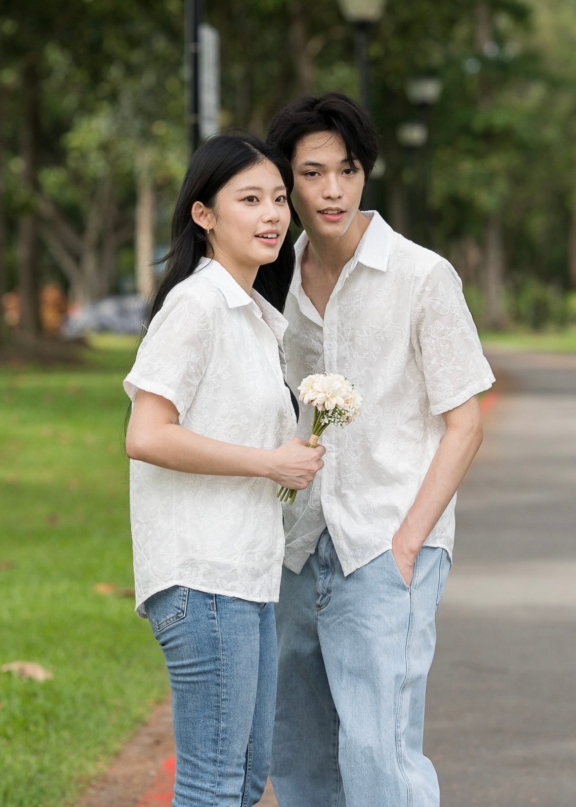 Eden Short Sleeved Shirt (Cotton White) 
